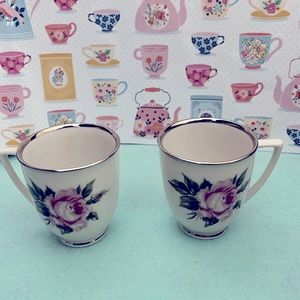 Vintage Tea Cups set of two